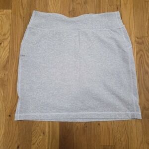 Duluth Trading Women Ultralite Performance Skort Gray Moisture Wicking Medium